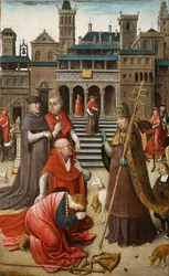 Szene aus dem Leben des Heiligen Rochus, 1517