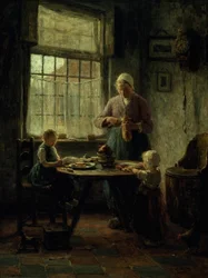 Eine Familienmahlzeit, 1890er