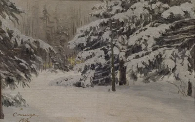 Winter auf den Inseln von Sankt Petersburg, 1912
