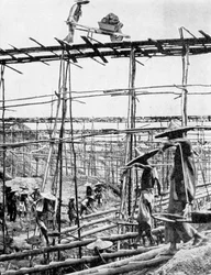 Primitive Methoden im reichsten Zinnbezirk der Welt, Taiping, China, 1936