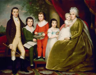 Mrs. Noah Smith und Familie