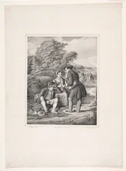 Ein Scherz mit einem Bauernmädchen