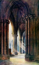 Innenraum der Kathedrale von Lincoln, 1924-1926