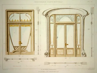Entwürfe für Haustüren, Illustration aus 