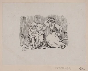 Illustration zu „Askeladden, der die Prinzessin dazu brachte, ihn der Lüge zu bezichtigen“
