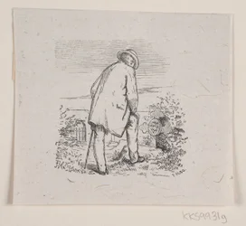 Illustration zu "Die letzten Stunden," Gedicht von H. J. Greensteen