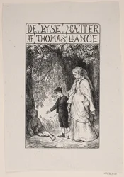 Titelblatt zu Th. Lange "De lyse nætter"