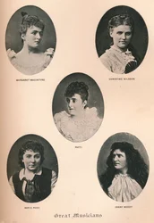 Große Musiker - Tafel XII, um 1890, 1895