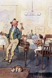 Illustration für David Copperfield (Farblithografie)