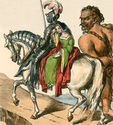 Sir Bevis und Josyan führen Ascapart