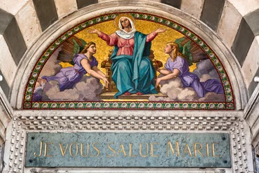 Basilika Notre-Dame-de-la-Garde, die Himmelfahrt, Marseille, Bouches-du-Rhône, 2012