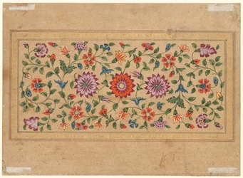 Scrollende Blumenranken (verso)