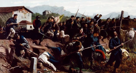 Die Schlacht von Varese, ca. 1862