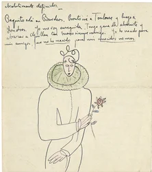 Autographenbrief an Melchor Fernandez Alamgro, Granada, Ende Januar 1926