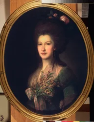 Porträt der Gräfin Elisabeth Santi