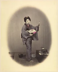 Tanzendes Mädchen 1868 Felice Beato