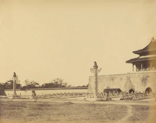 Eingang zum Winterpalast, Peking, Oktober 1860