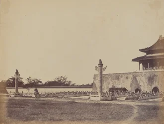 Eingang zum Winterpalast, Peking, 29. Oktober 1860