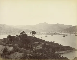 Nagasaki, Blick von den gegenüberliegenden Hügeln