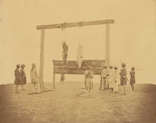 Vergeltung, hängende Meuterer