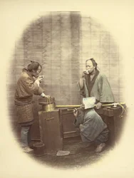 Saki-Verkäufer