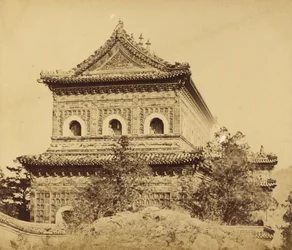 Der große kaiserliche Porzellanpalast (Yuan Ming Yuan), Peking, Oktober 1860