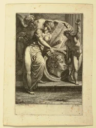 Zeichnung, Radierung: Frontispiz oder Widmungsseite, 1785