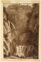 Die Sirenengrotte in Tivoli, ca. 1813