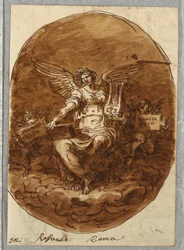 Personifikation der Poesie, nach Raphael