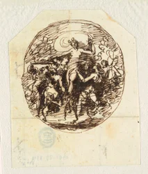 Der Triumph der Venus, entworfen für das Schlafzimmer des Palazzo Milzetti, Faenza