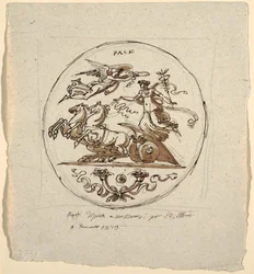 Triumph des Friedens, Rundel, für die Aldini-Villa in Montmorency