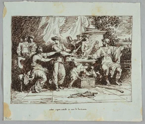Ulysses entdeckt Achilles in Scyros