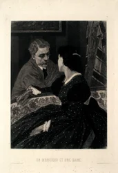 Ein Herr und eine Dame