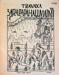 Ein Inka-Hatun-Runa-Paar bei der Feldarbeit im Januar