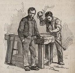 Paris - Gefängnis La Petite Roquette (Gefängnis für Frauen und Jugendliche).