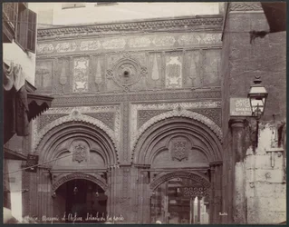 Kairo. Moschee el-Arhar, Details des Tores