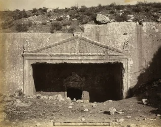 Eingang zum Grab der Judäer, in Jerusalem