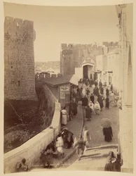 Inneres des Jaffators in Jerusalem