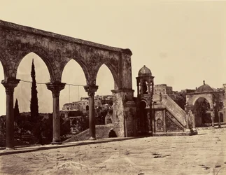 Minbar auf der Plattform des Tempels (Jerusalem)