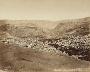 Panoramablick auf Zahleh, Syrien