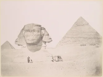 Pyramiden und die Sphinx