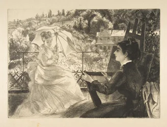 La Terrasse de la Villa Brancas, 1876