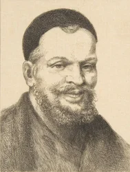 Porträt von Rabelais, 1868
