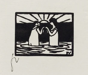 Spiele in der Sonne, VII aus "Les Petites Baigneuses", 1893