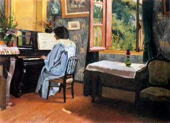 Dame am Klavier, 1904
