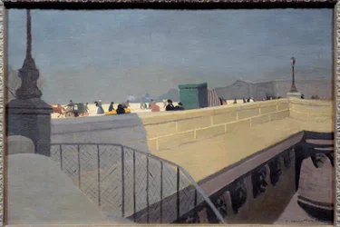 Le Pont Neuf in Paris. Gemälde von Felix Vallotton (1865-1925) 1901 Dim. 0,38x0,57 m Winterthur, Kunstmuseum