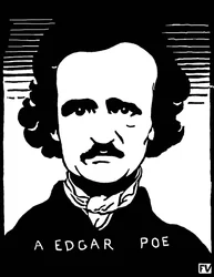 Porträt von Edgar Allan Poe
