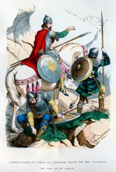 Fränkischer Graf zieht in den Krieg, 8.-9. Jahrhundert, 1882-1884