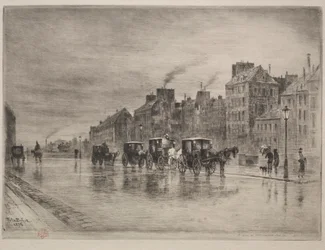 Ein Wintermorgen am Quai de l