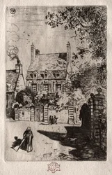 In der Provinz: Das Haus in Orléans, ca. 1875